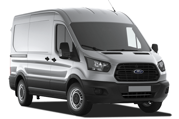 Vue latérale du fourgon FORD TRANSIT V - 2013 – modèle utilitaire aménageable